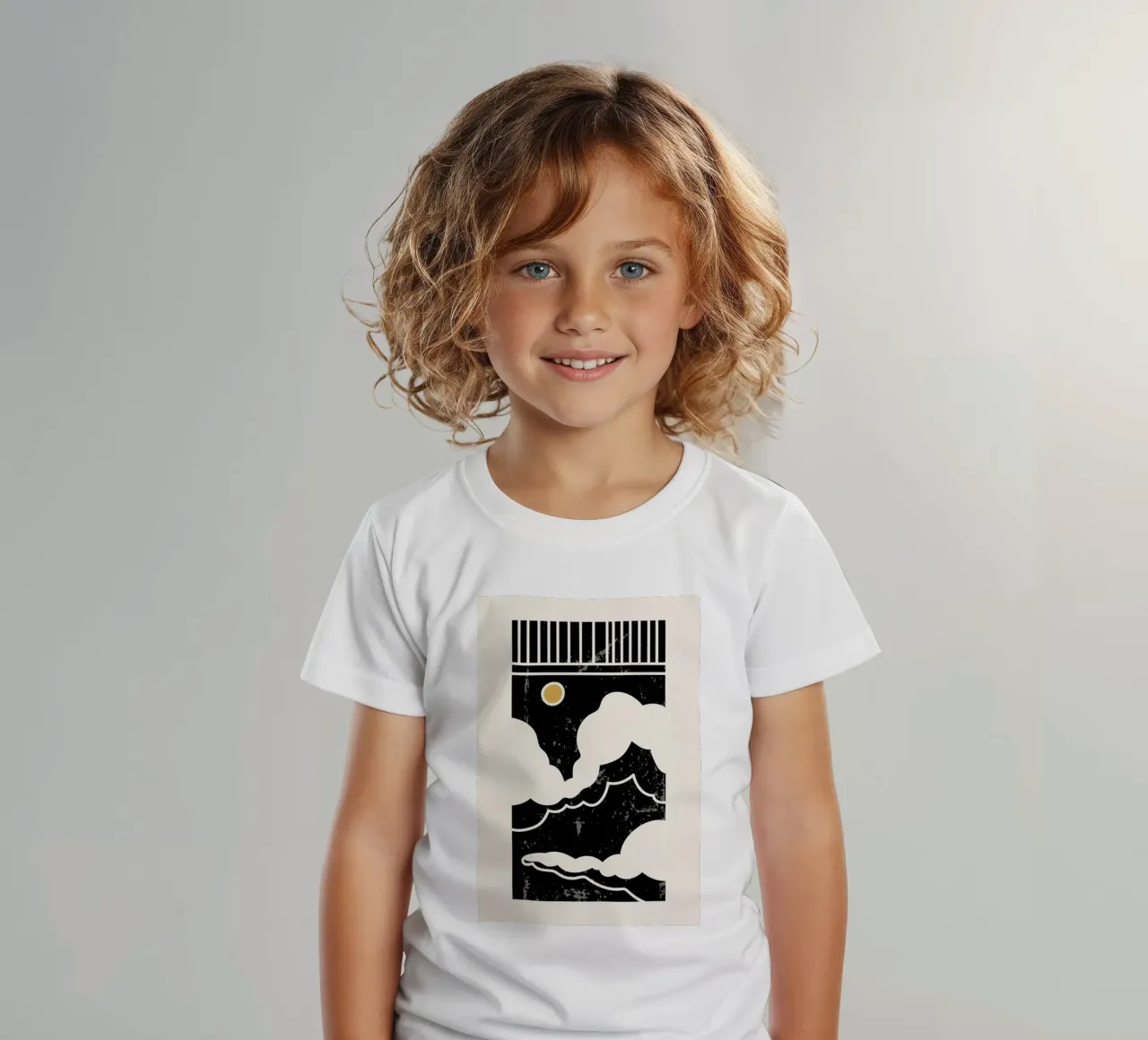 Sun Through Clouds t-shirt bambini da Graphite