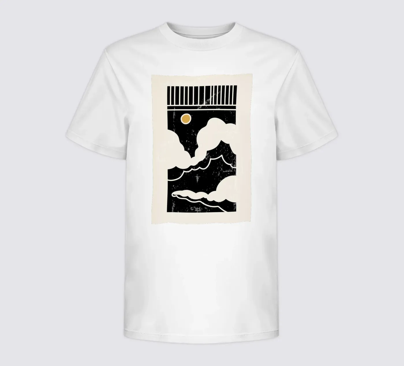Sun Through Clouds kinder t-shirt van Graphite