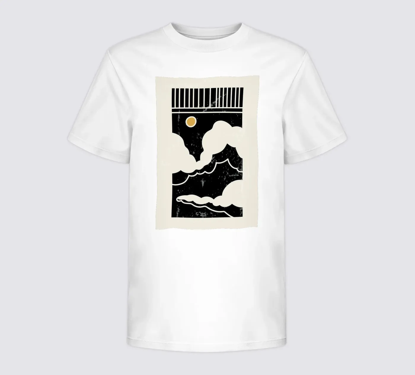 Sun Through Clouds kinder t-shirt van Graphite