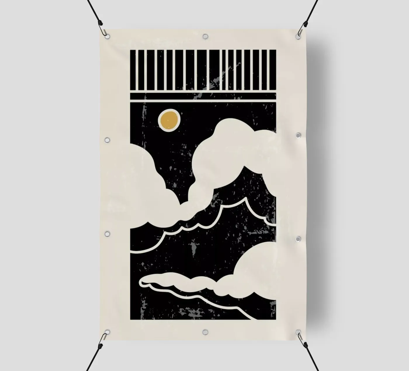 Sun Through Clouds telo in pvc da Graphite