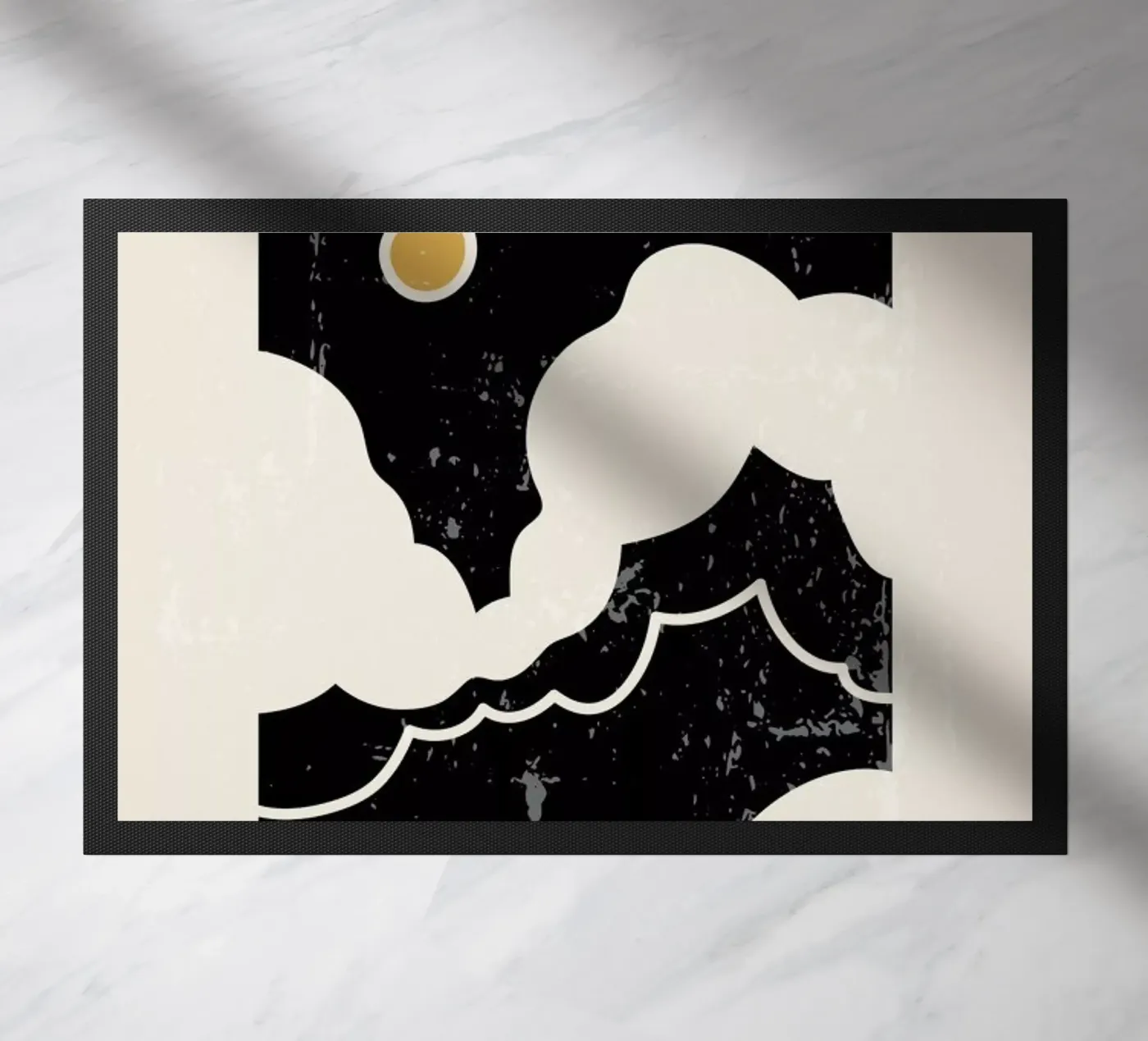 Sun Through Clouds doormat by Graphite