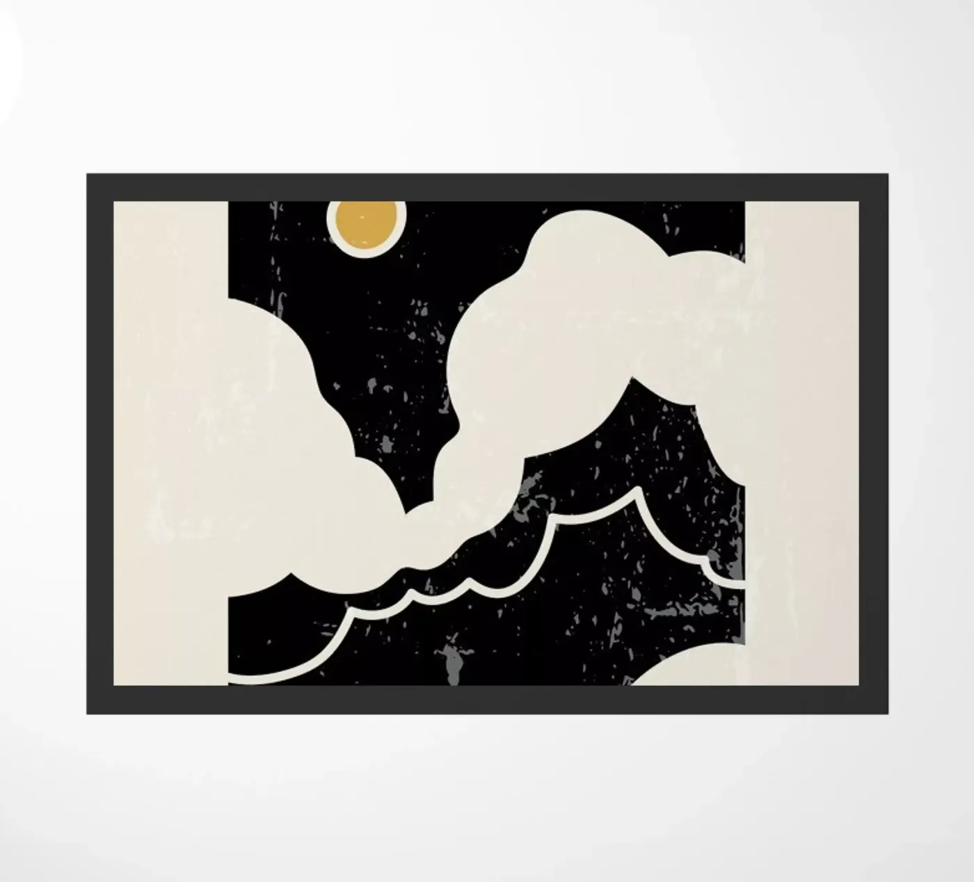Sun Through Clouds deurmat van Graphite