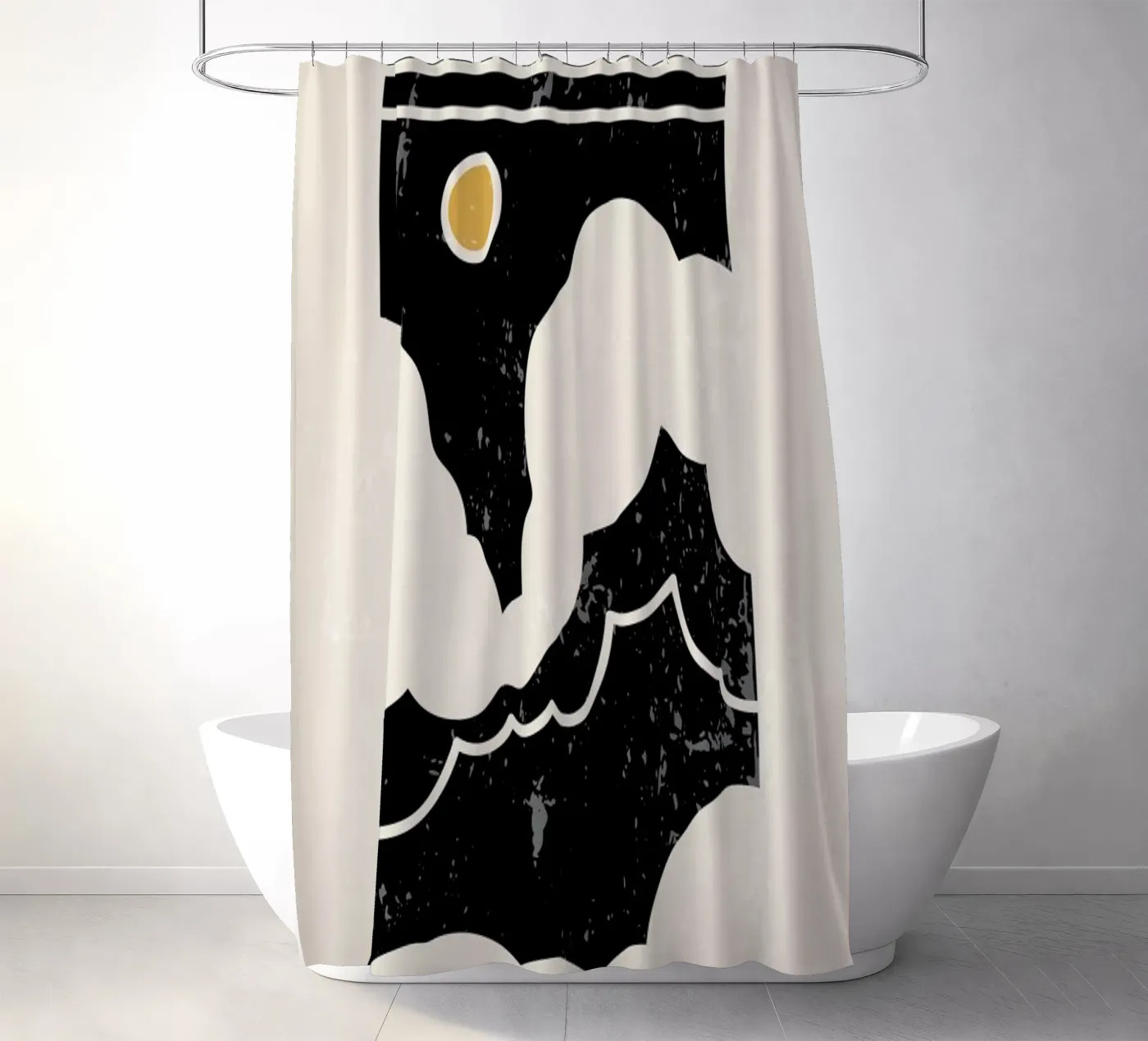 Sun Through Clouds Duschvorhang von Graphite