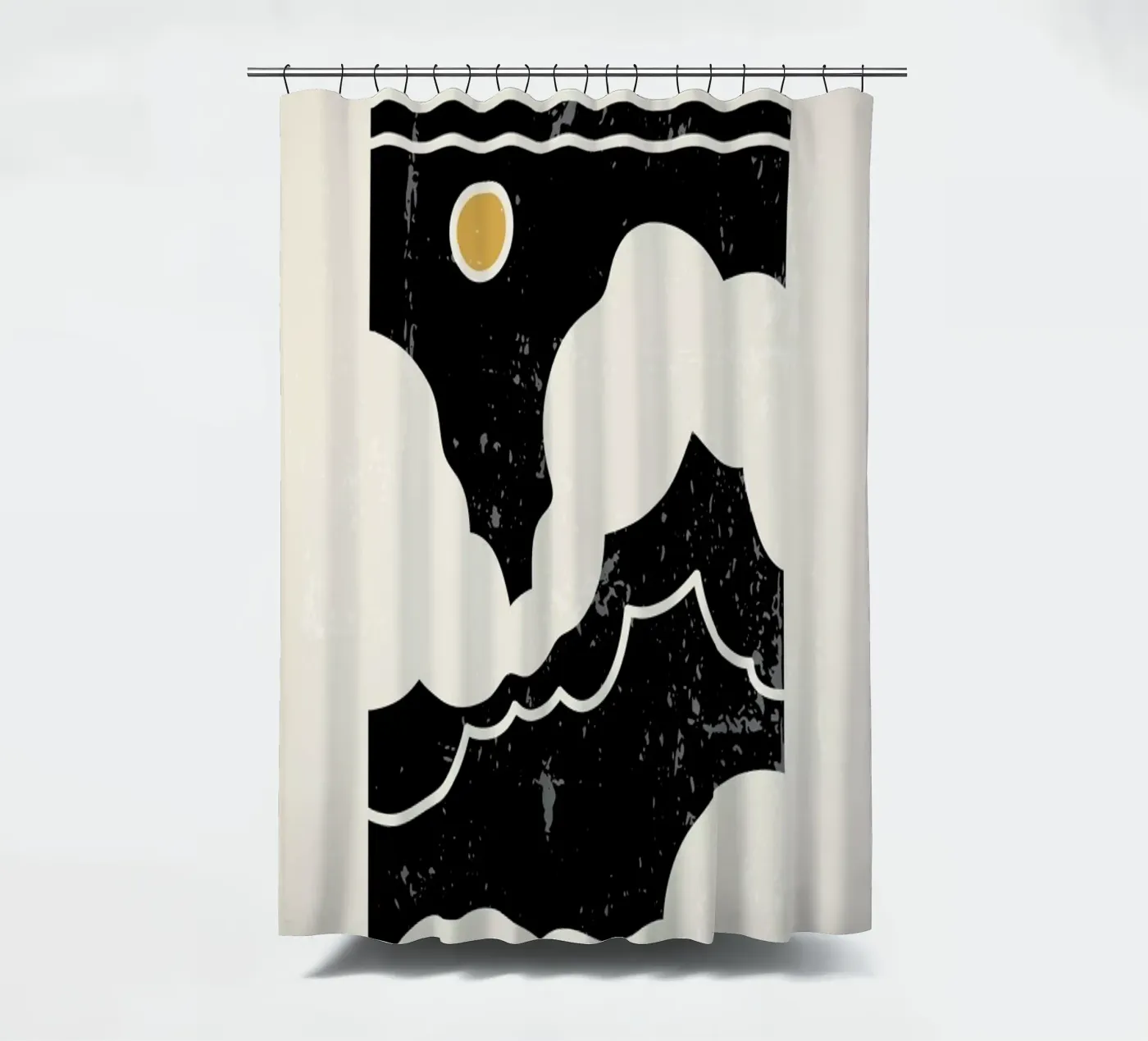 Sun Through Clouds Duschvorhang von Graphite