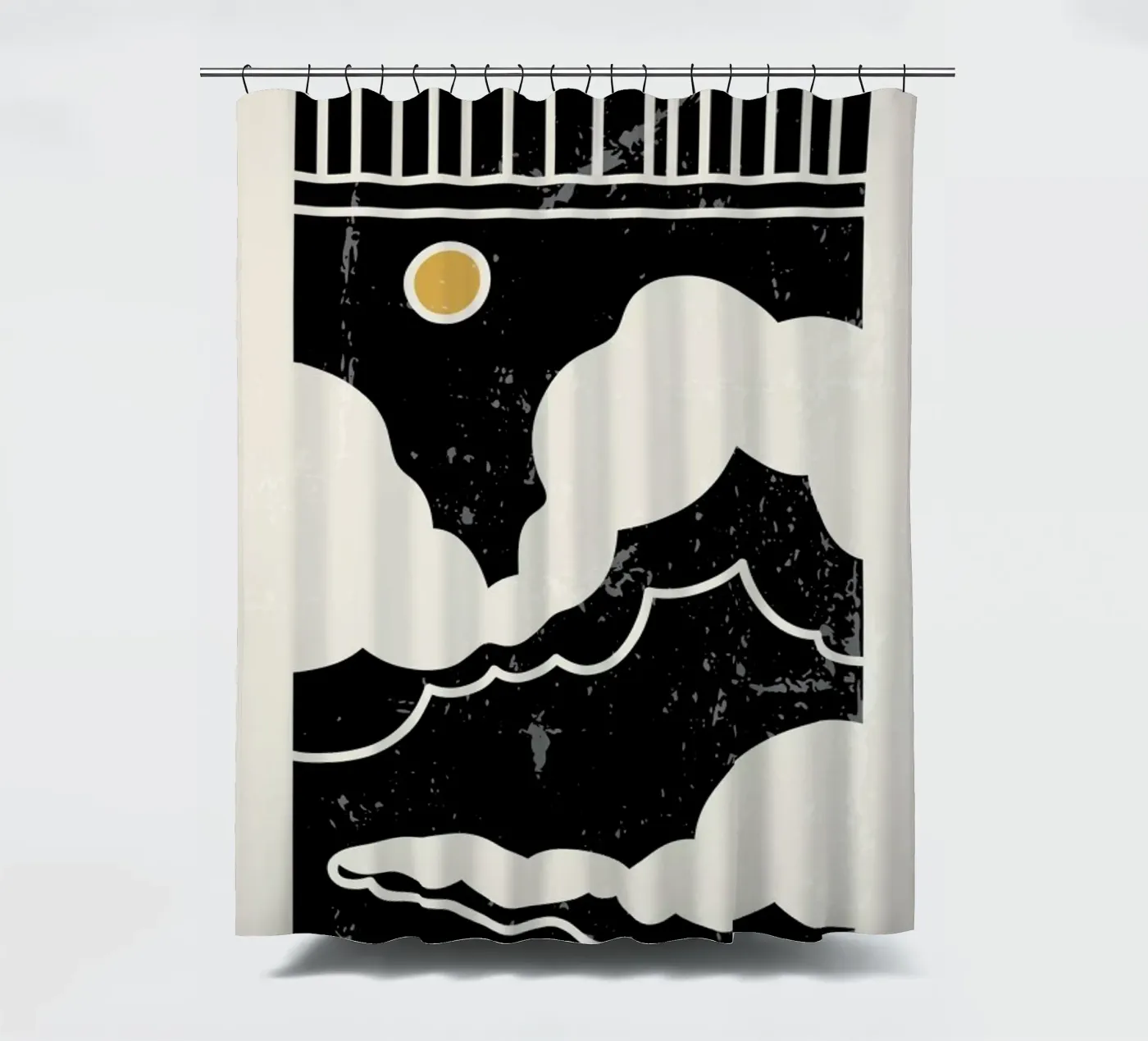 Sun Through Clouds Duschvorhang von Graphite