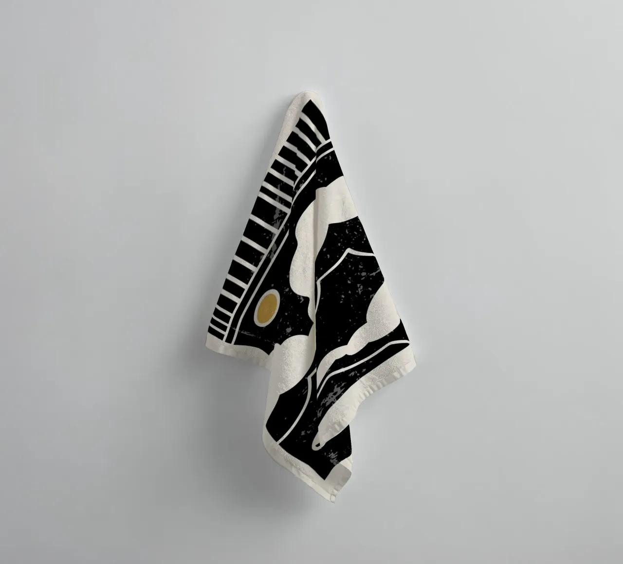 Sun Through Clouds asciugamano da bagno da Graphite