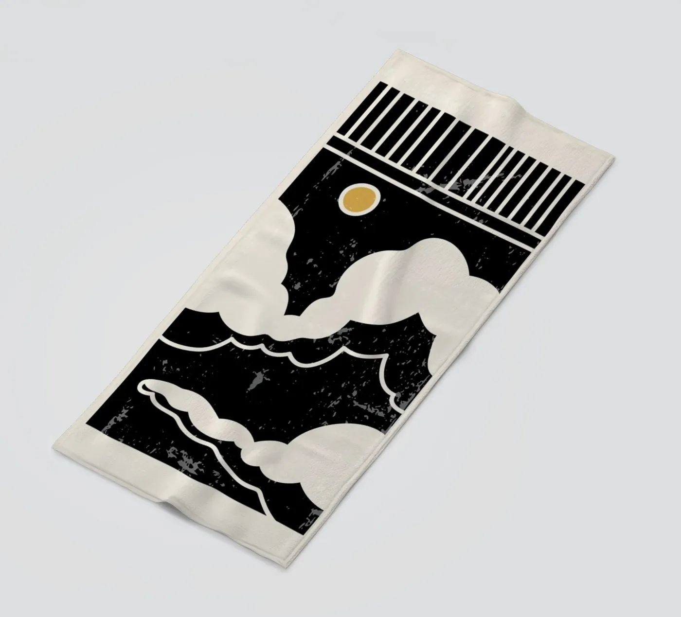 Sun Through Clouds strandhanddoek van Graphite