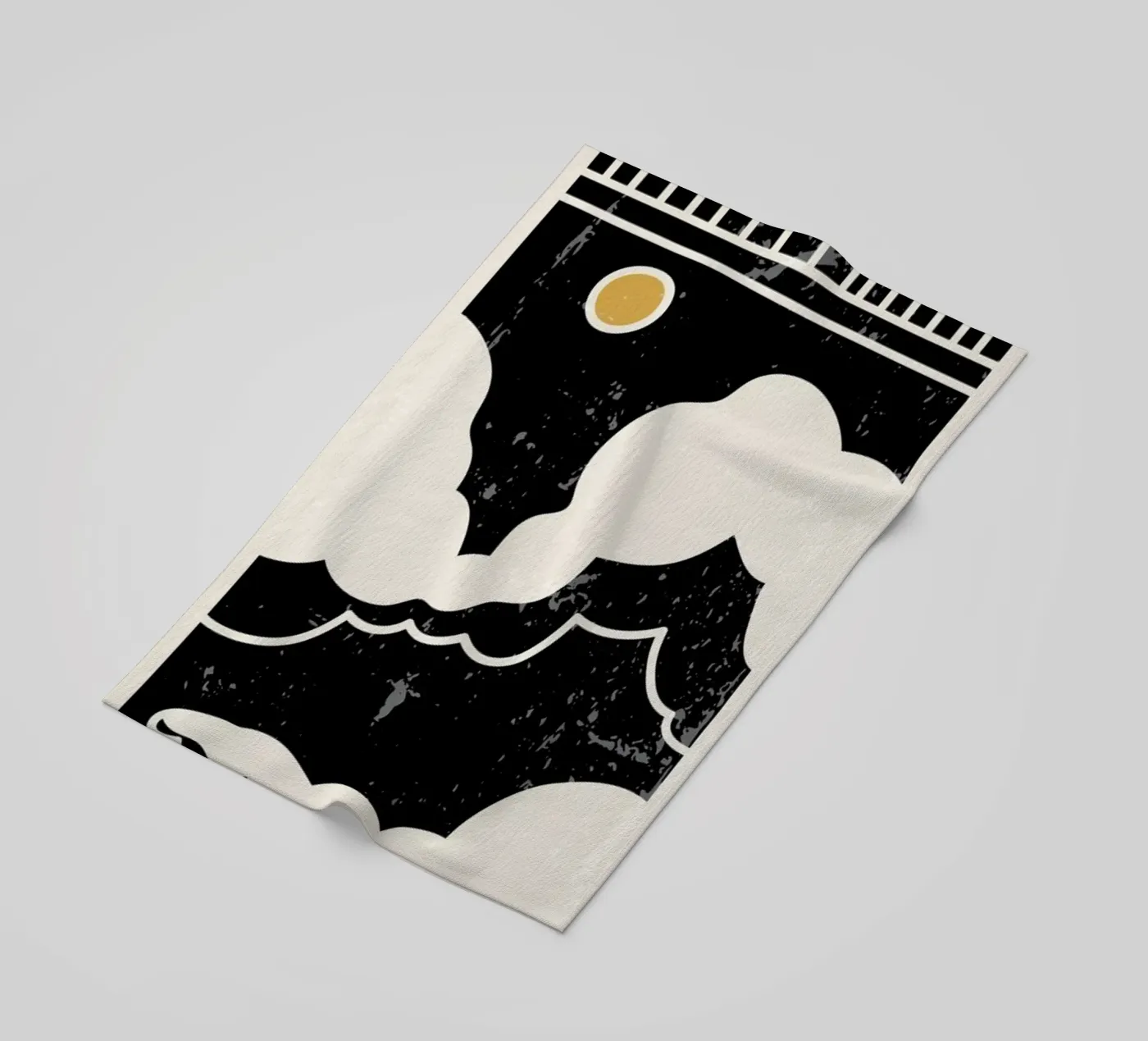 Sun Through Clouds strandhanddoek van Graphite