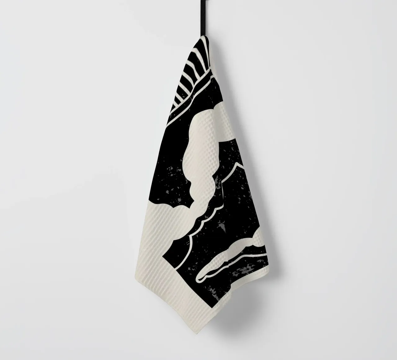 Sun Through Clouds Geschirrtuch von Graphite