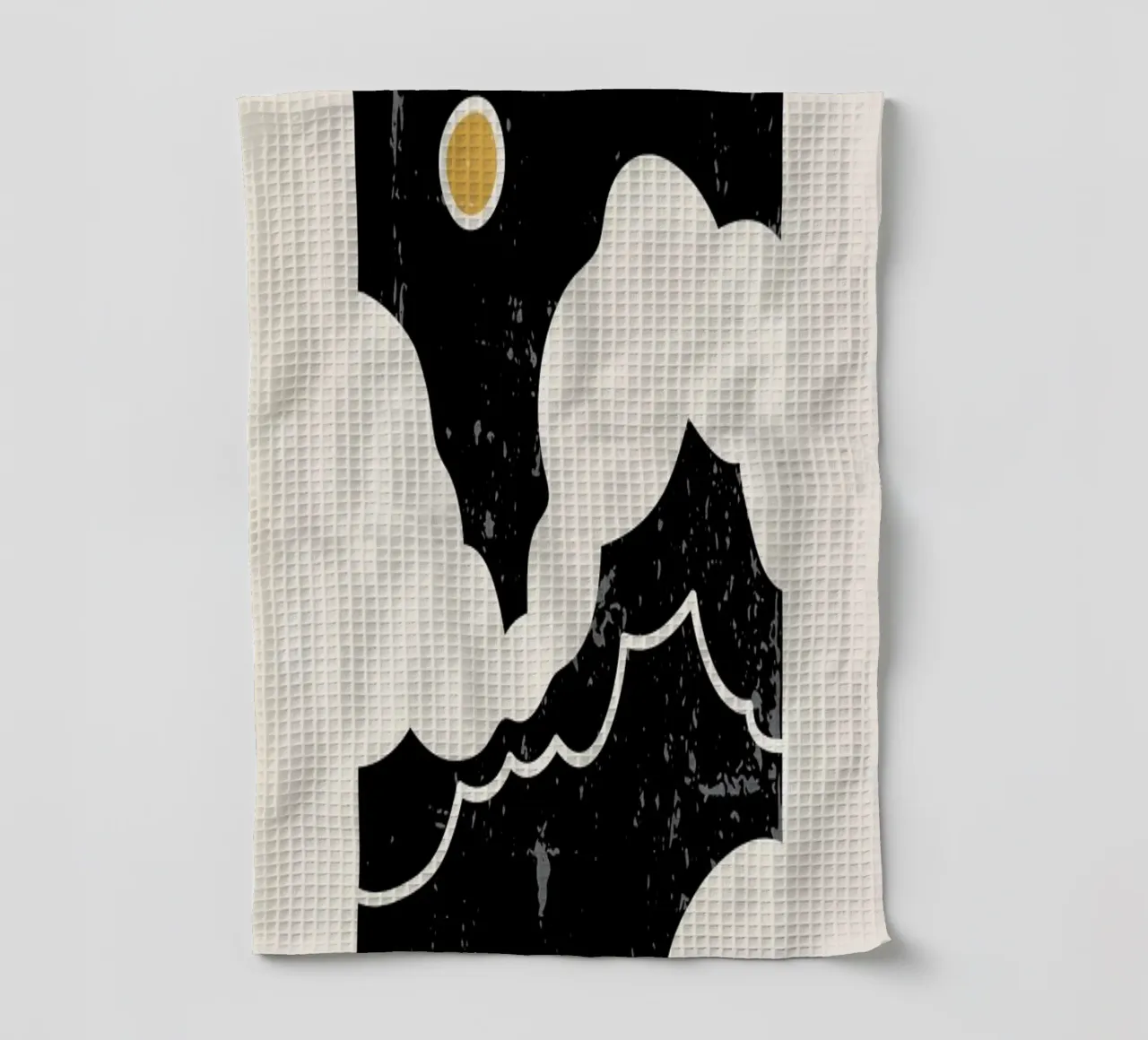 Sun Through Clouds Geschirrtuch von Graphite