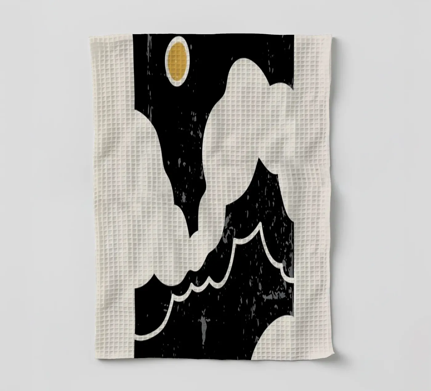 Sun Through Clouds theedoek van Graphite