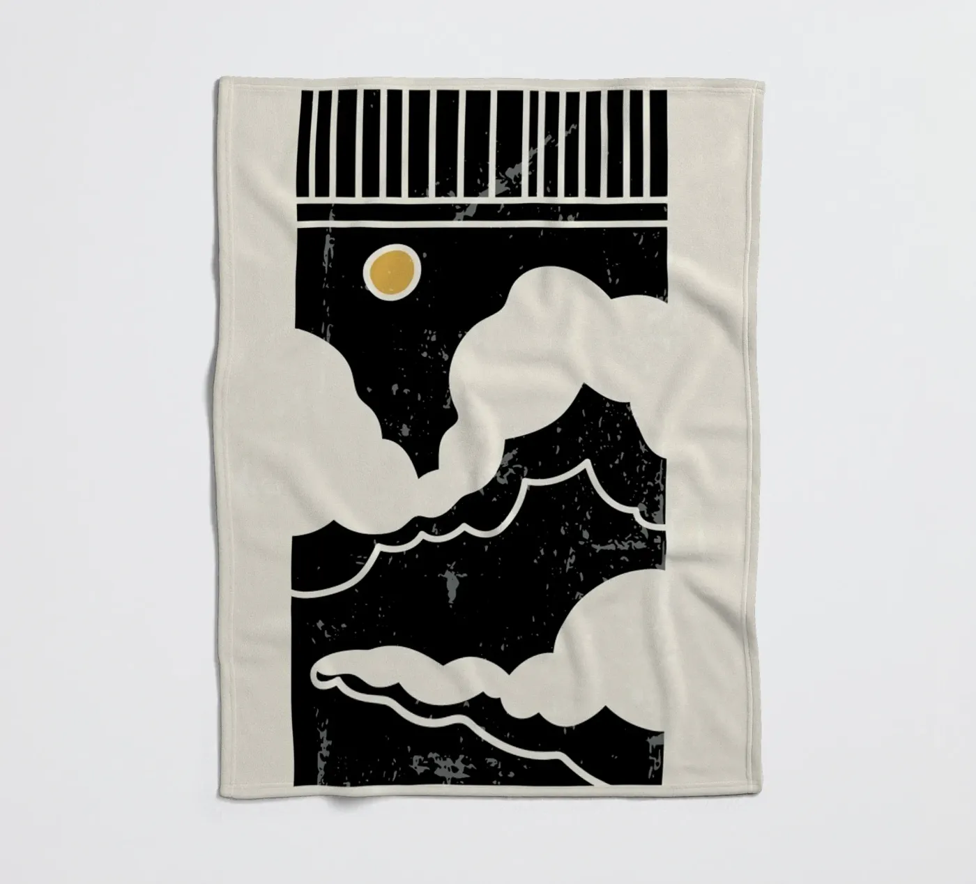 Sun Through Clouds plaid polaire de Graphite