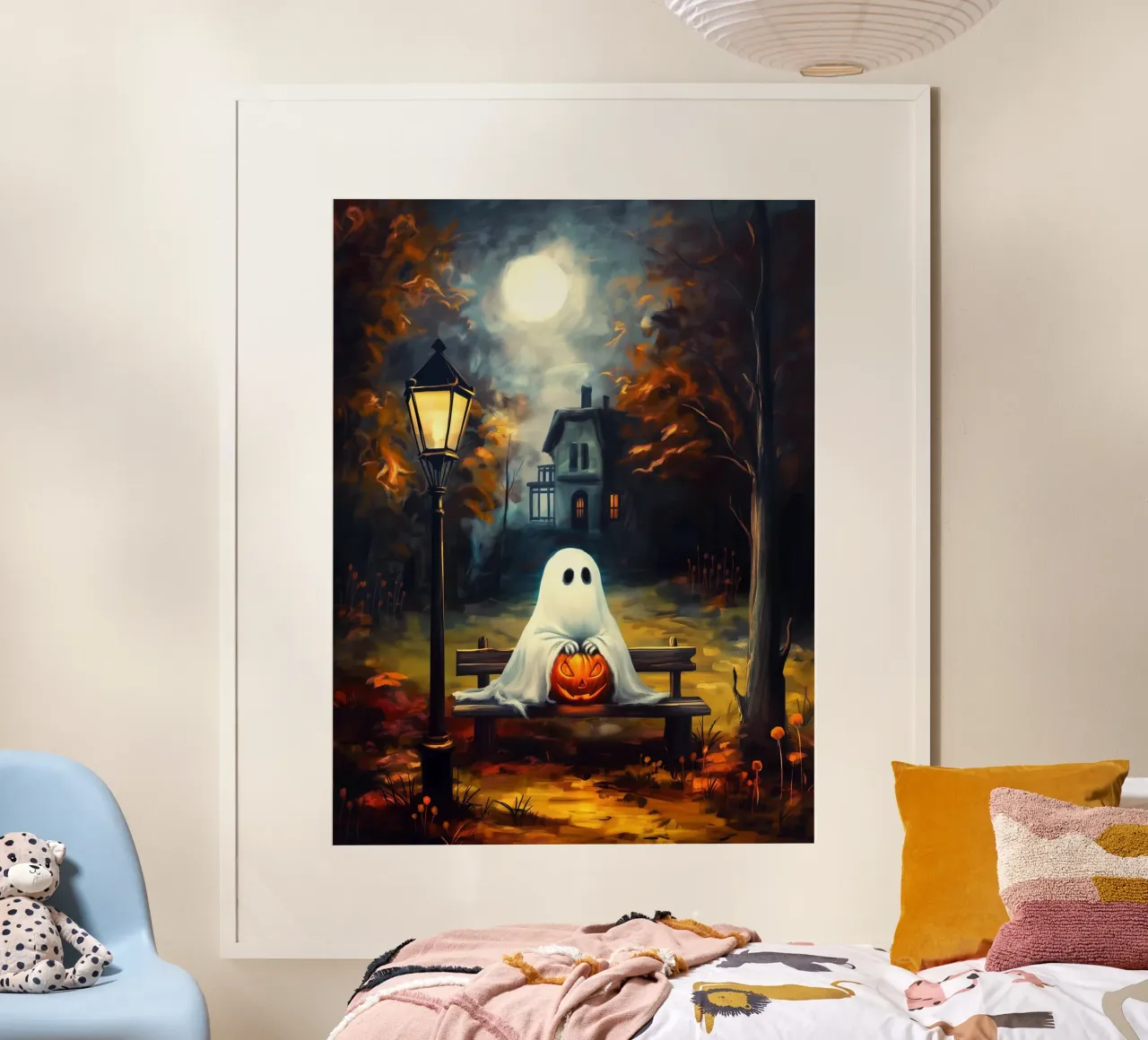 Fantasma di Halloween poster da Fleur de Lys