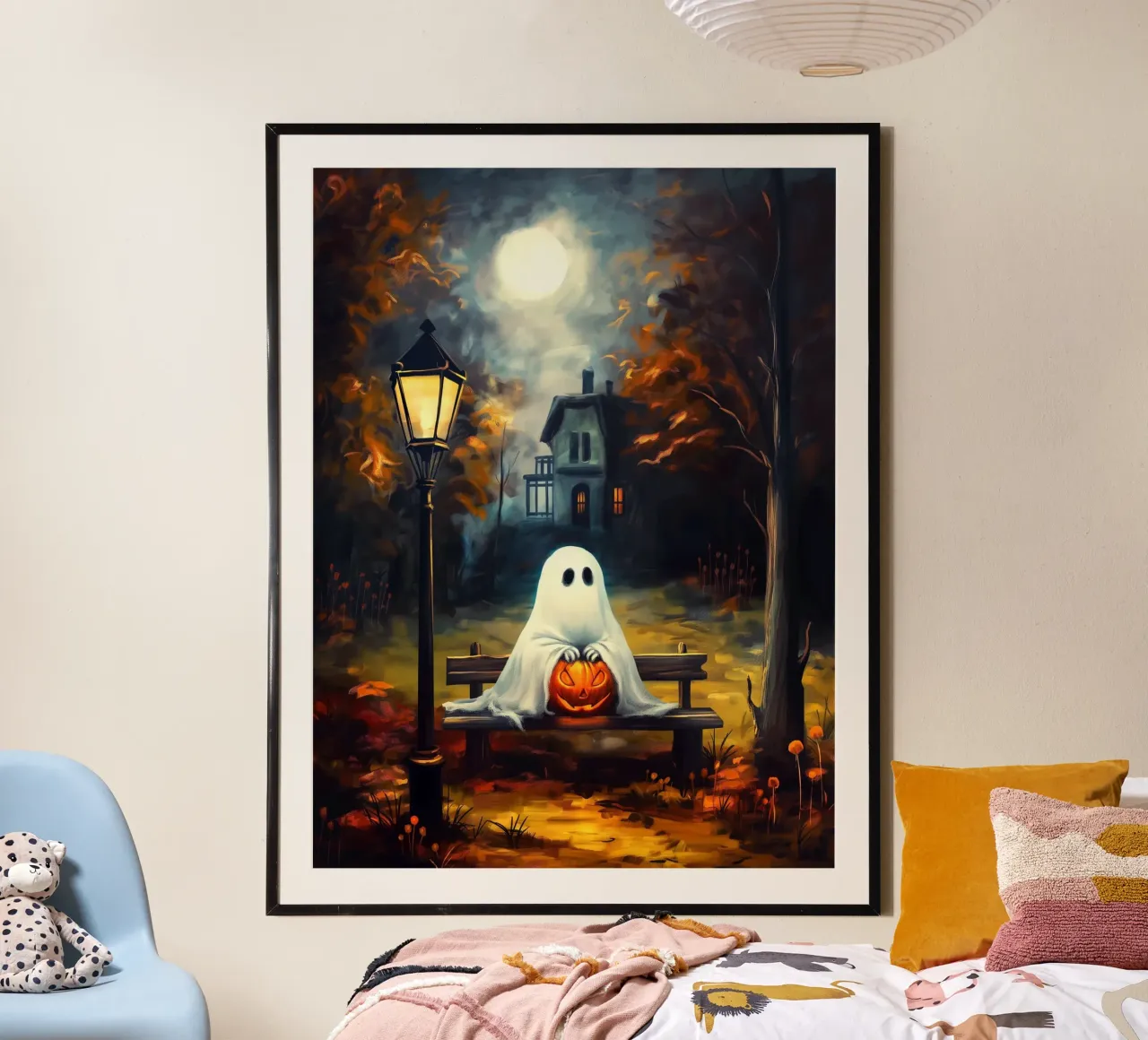 Fantasma di Halloween poster da Fleur de Lys