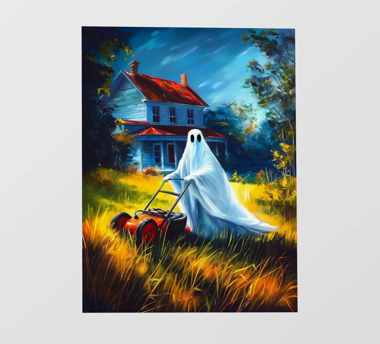 Fantasma di Halloween telo in pvc da Fleur de Lys