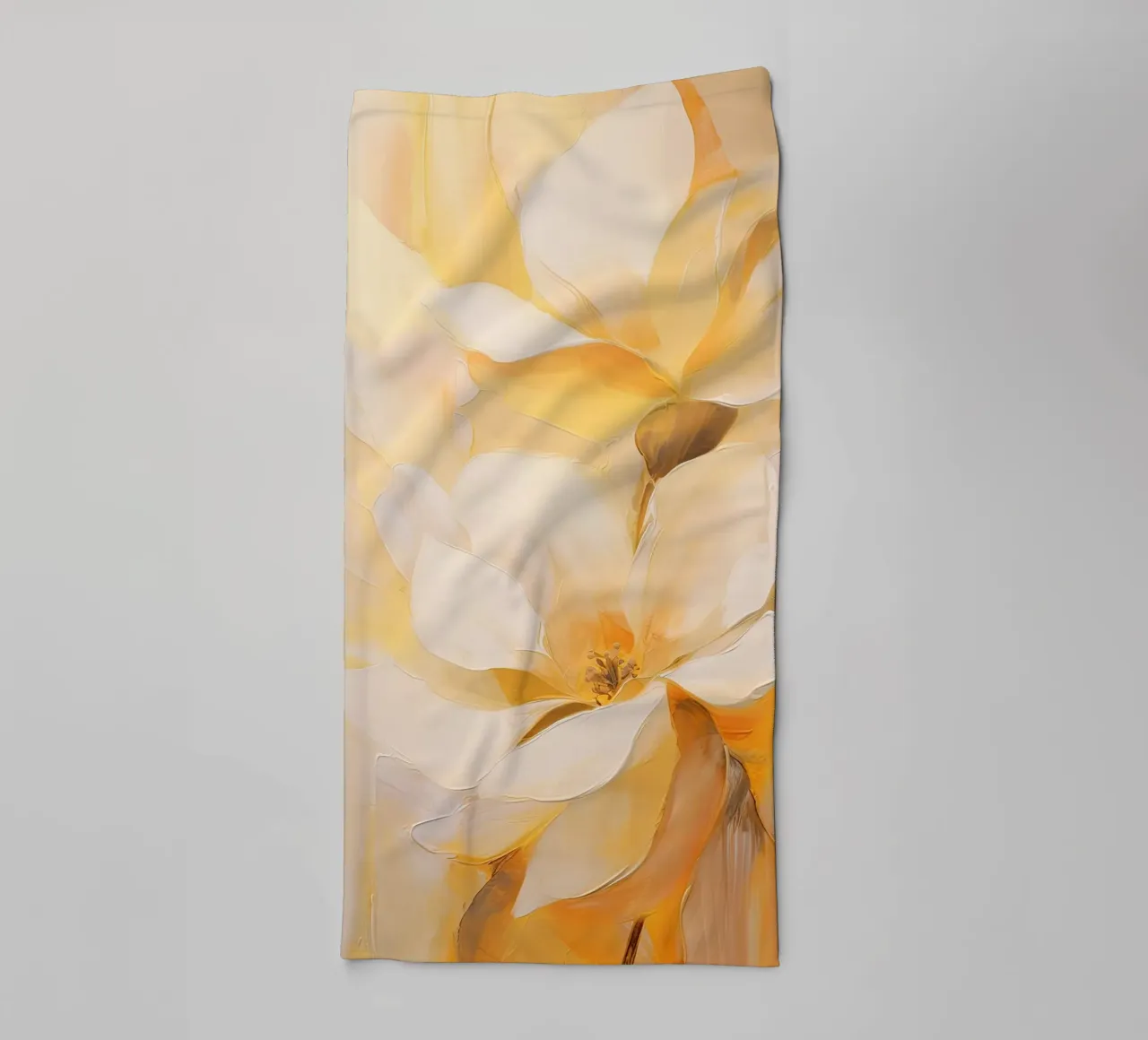Fiori gialli asciugamano da bagno da Imagine