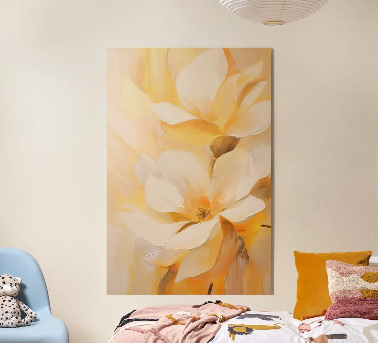 Fiori gialli plexiglass da Imagine