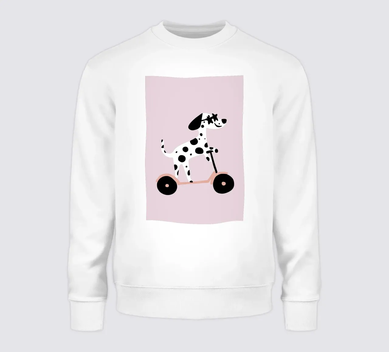 Dalmata su scooter felpa da Little Lola