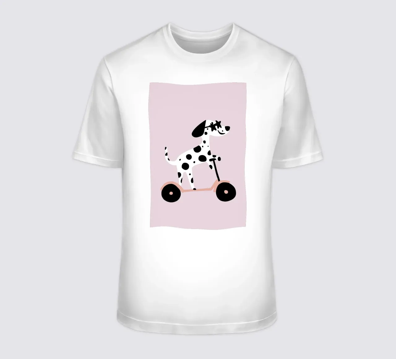 Dalmata su scooter t-shirt da Little Lola