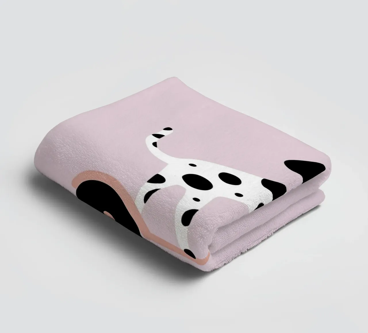 Dalmatien sur un scooter serviette de bain de Little Lola