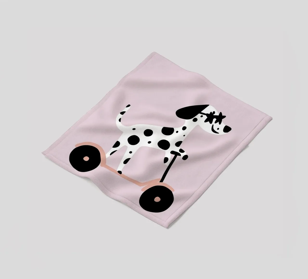 Dalmata su scooter coperta in pile da Little Lola