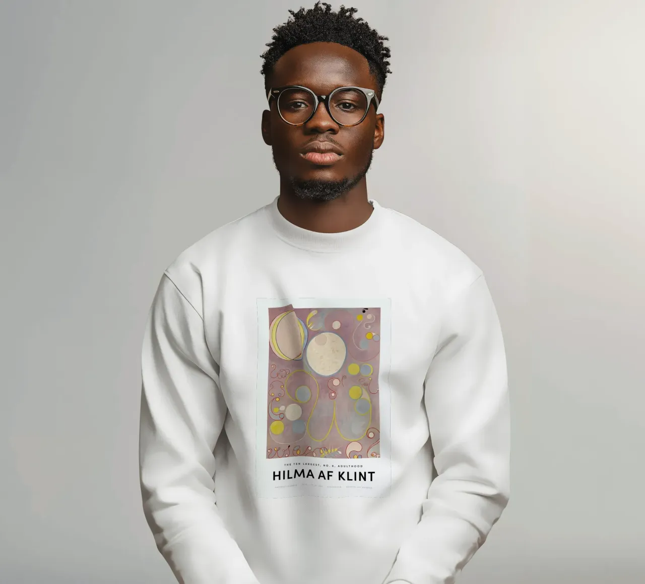 Hilma af Klint - The Ten Largest, No. 8 II sudadera de Vintage by JUNIQE
