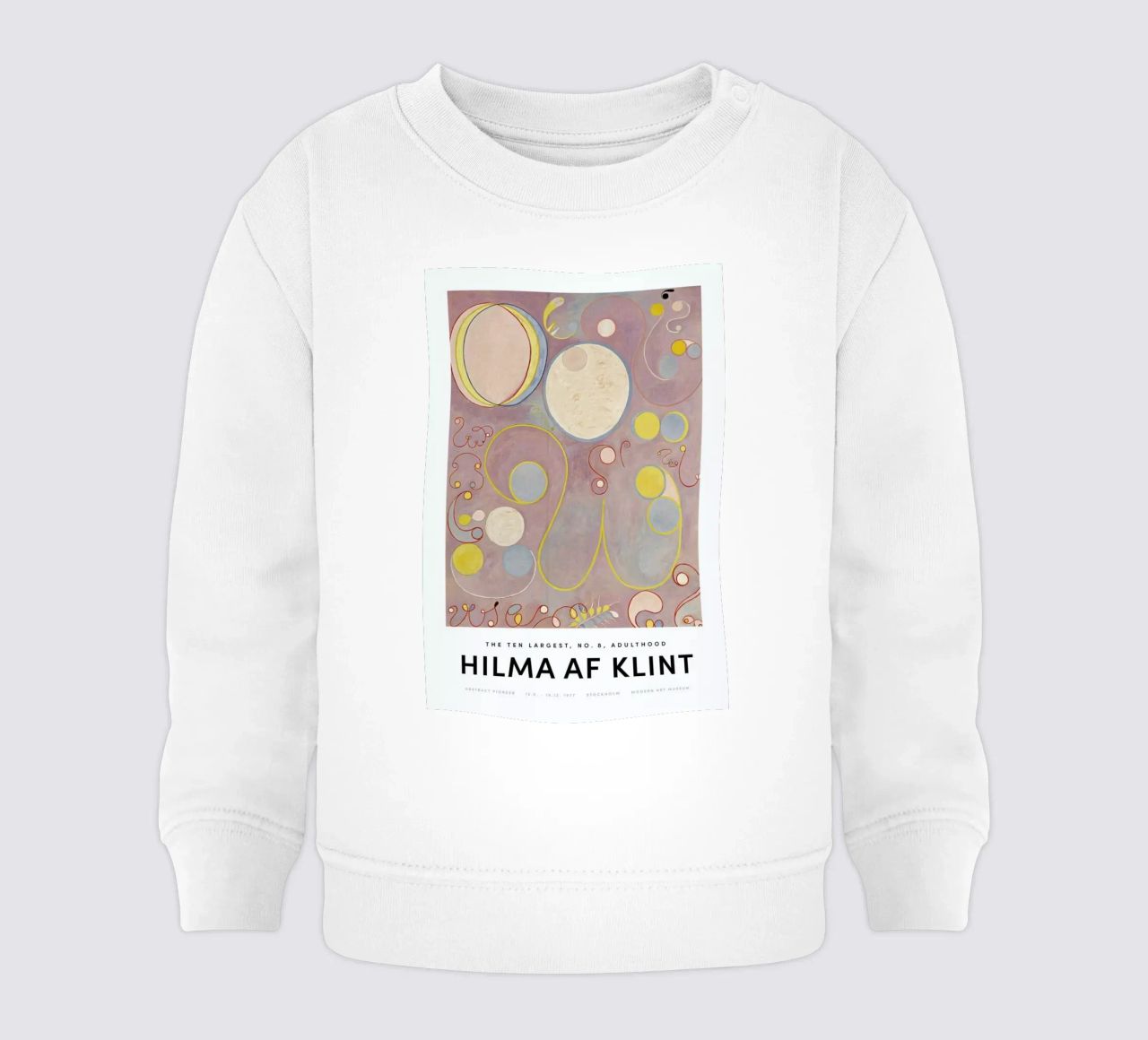 Hilma af Klint - The Ten Largest, No. 8 II felpa neonato da Vintage by JUNIQE