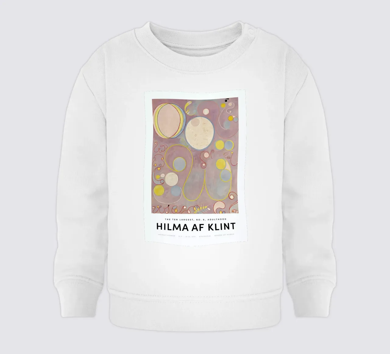 Hilma af Klint - The Ten Largest, No. 8 II felpa neonato da Vintage by JUNIQE