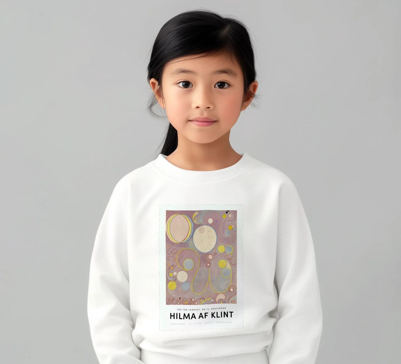 Hilma af Klint - The Ten Largest, No. 8 II felpa bambino da Vintage by JUNIQE