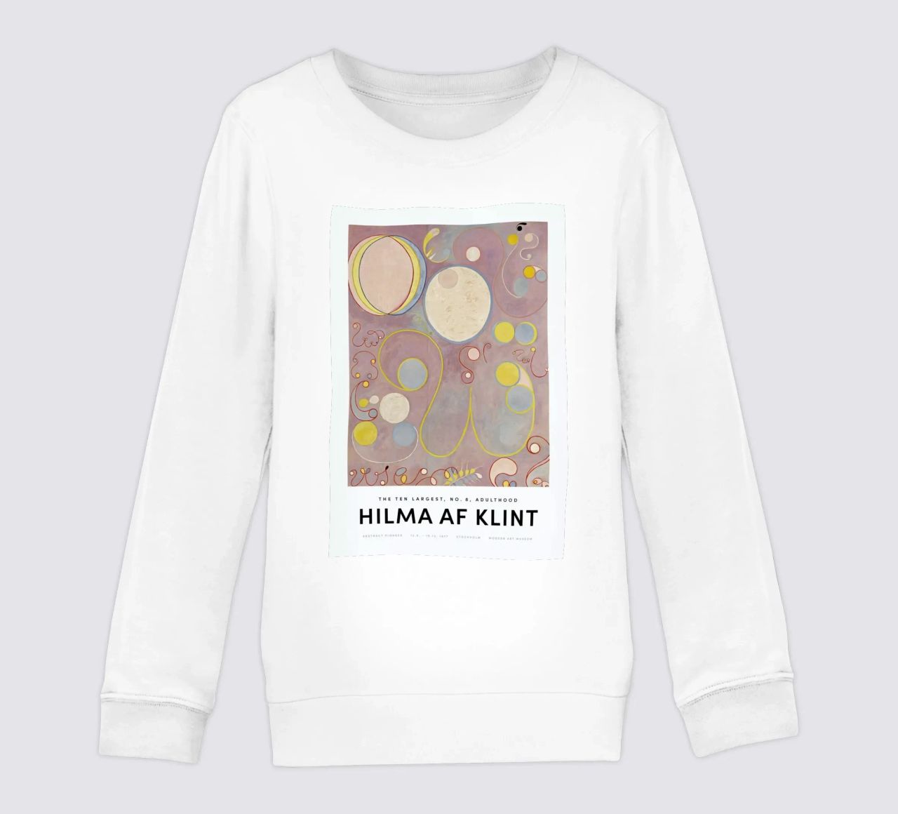 Hilma af Klint - The Ten Largest, No. 8 II felpa bambino da Vintage by JUNIQE
