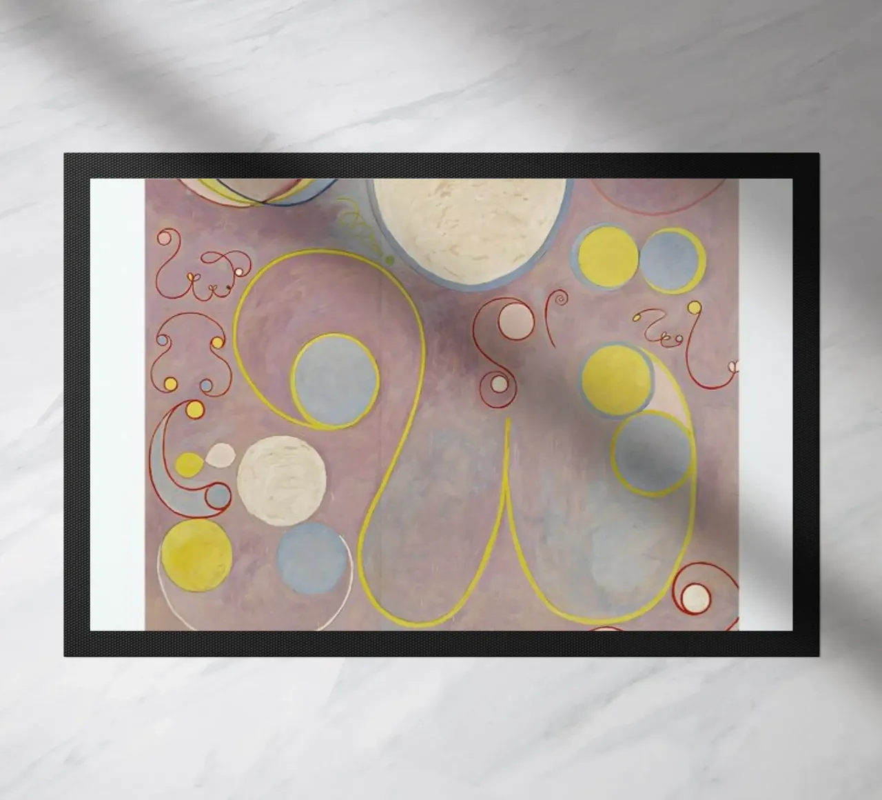 Hilma af Klint - The Ten Largest, No. 8 II deurmat van Vintage by JUNIQE