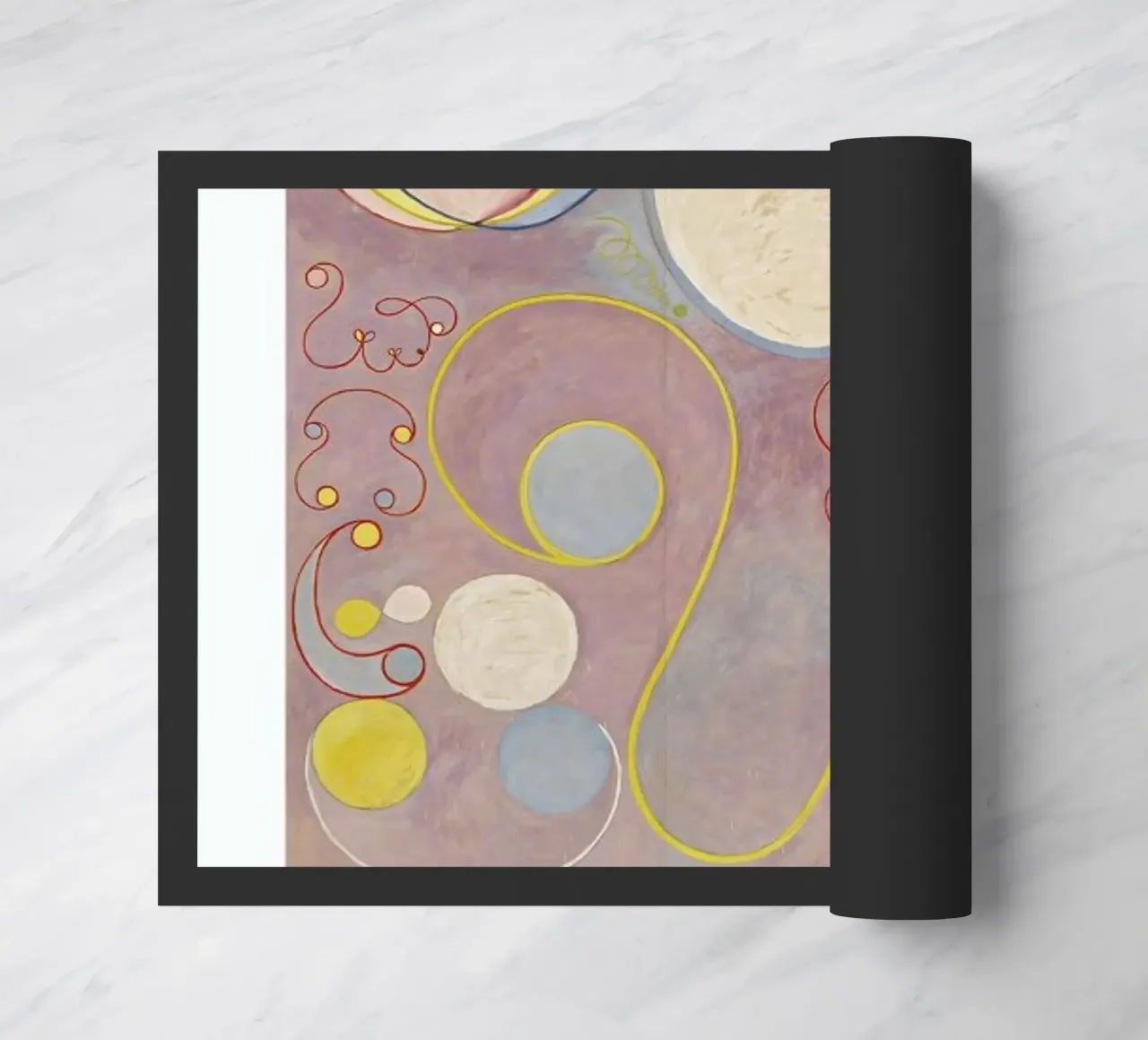 Hilma af Klint - The Ten Largest, No. 8 II doormat by Vintage by JUNIQE