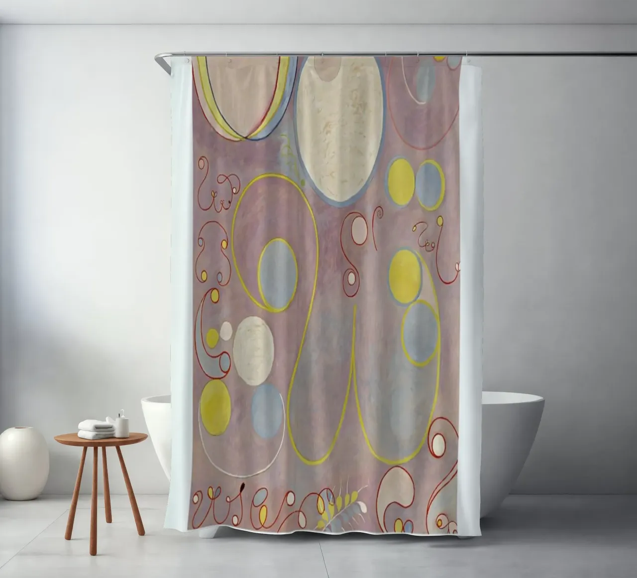 Hilma af Klint - The Ten Largest, No. 8 II tenda da doccia da Vintage by JUNIQE