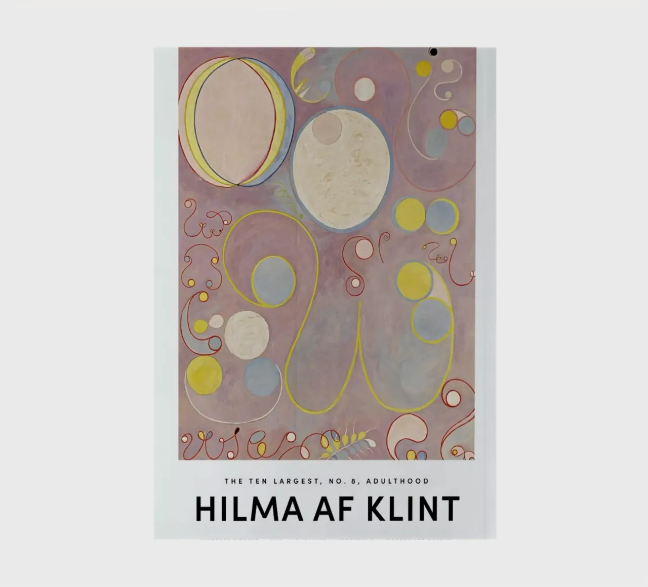 Hilma af Klint - The Ten Largest, No. 8 II notebook by Vintage by JUNIQE
