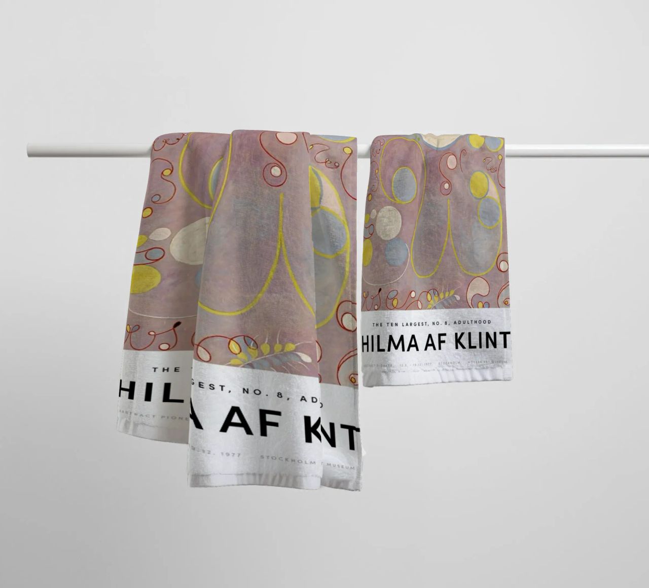 Hilma af Klint - The Ten Largest, No. 8 II asciugamano da bagno da Vintage by JUNIQE