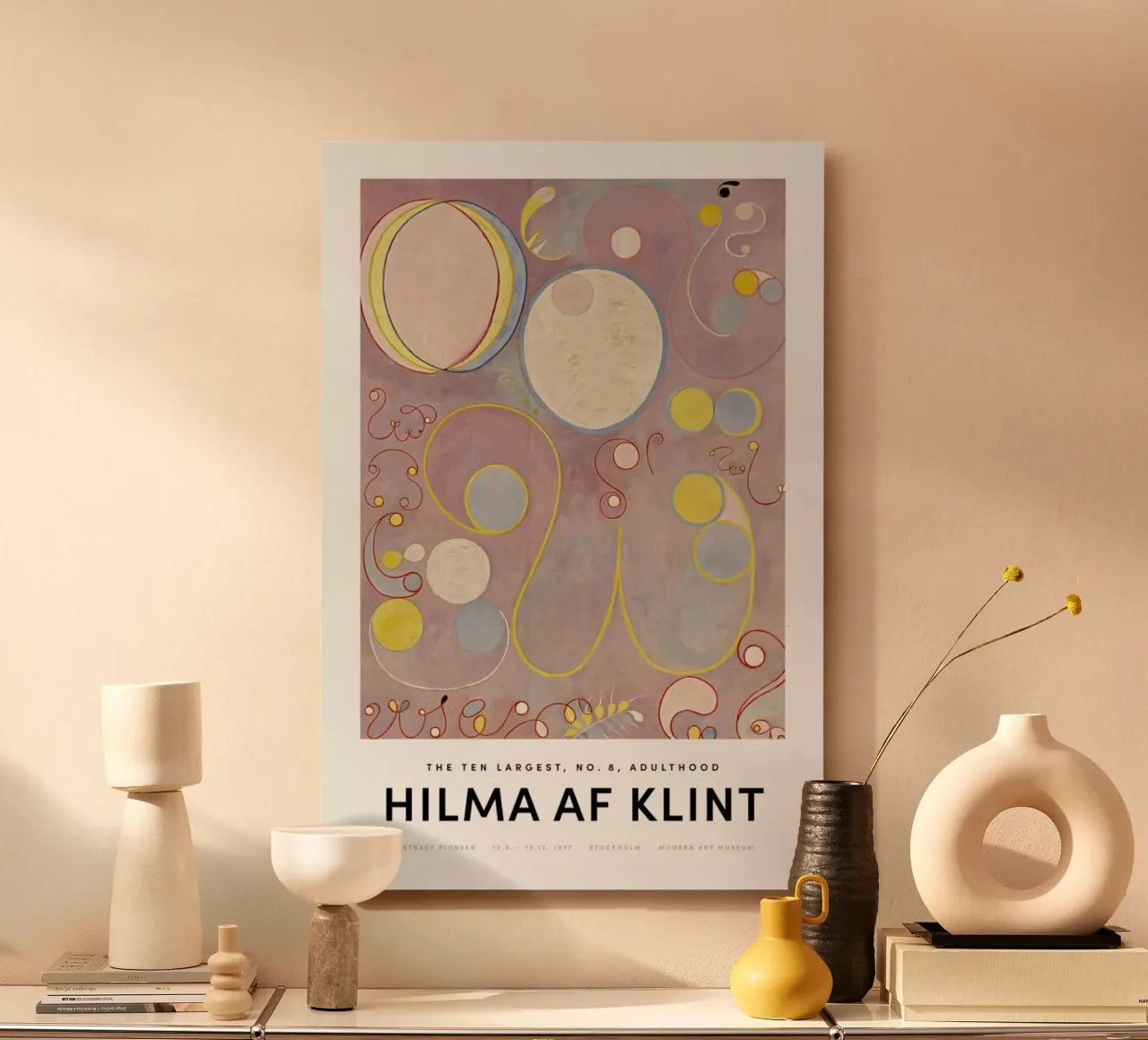 Hilma af Klint - The Ten Largest, No. 8 II alluminio dibond da Vintage by JUNIQE