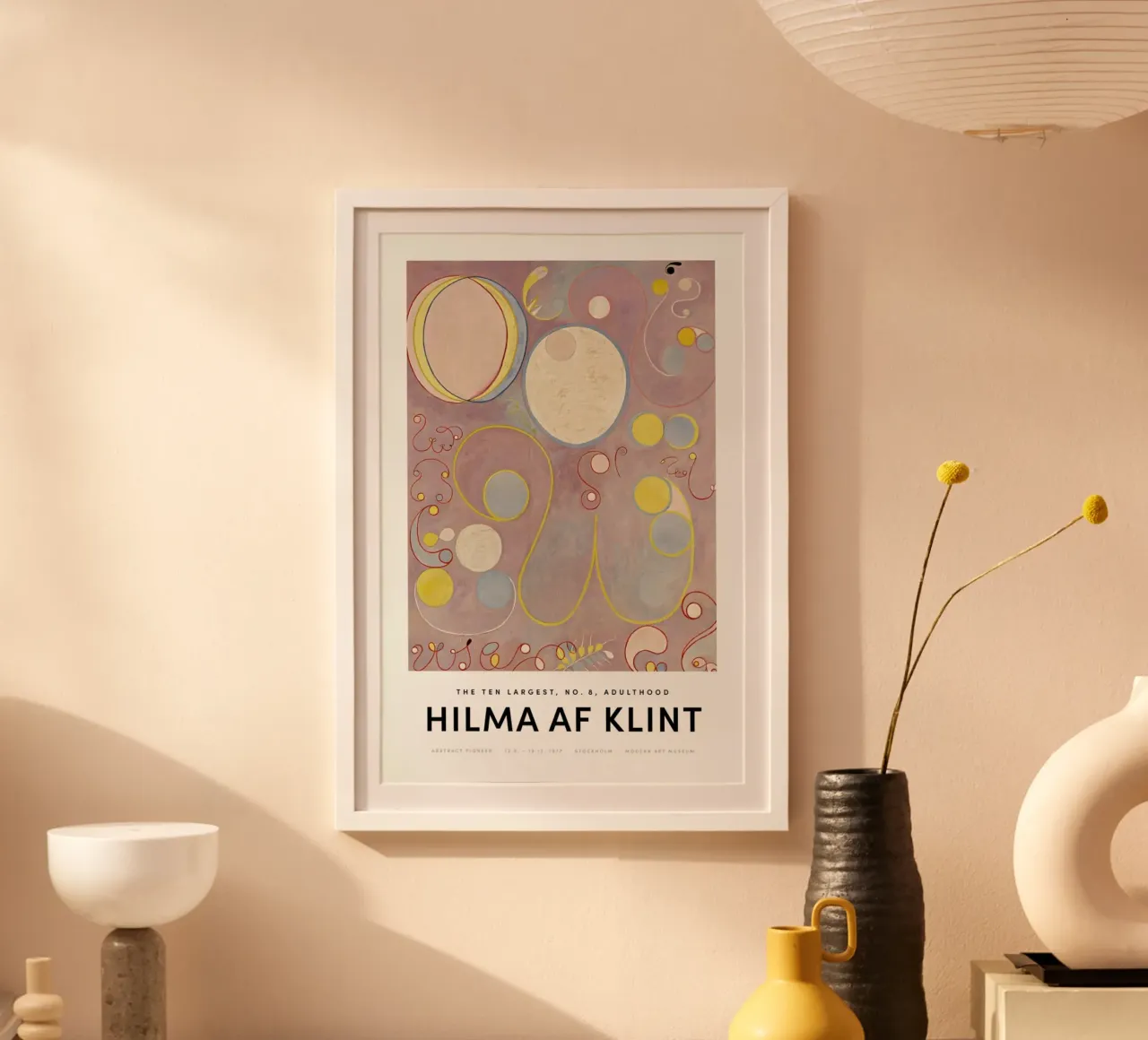 Hilma af Klint - The Ten Largest, No. 8 II carta hahnemühle da Vintage by JUNIQE