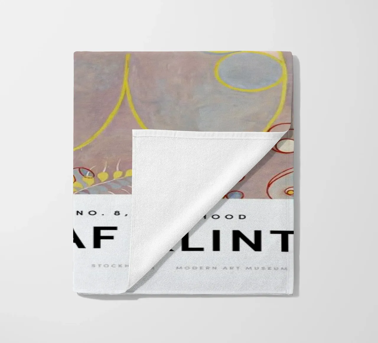 Hilma af Klint - The Ten Largest, No. 8 II beach towel by Vintage by JUNIQE