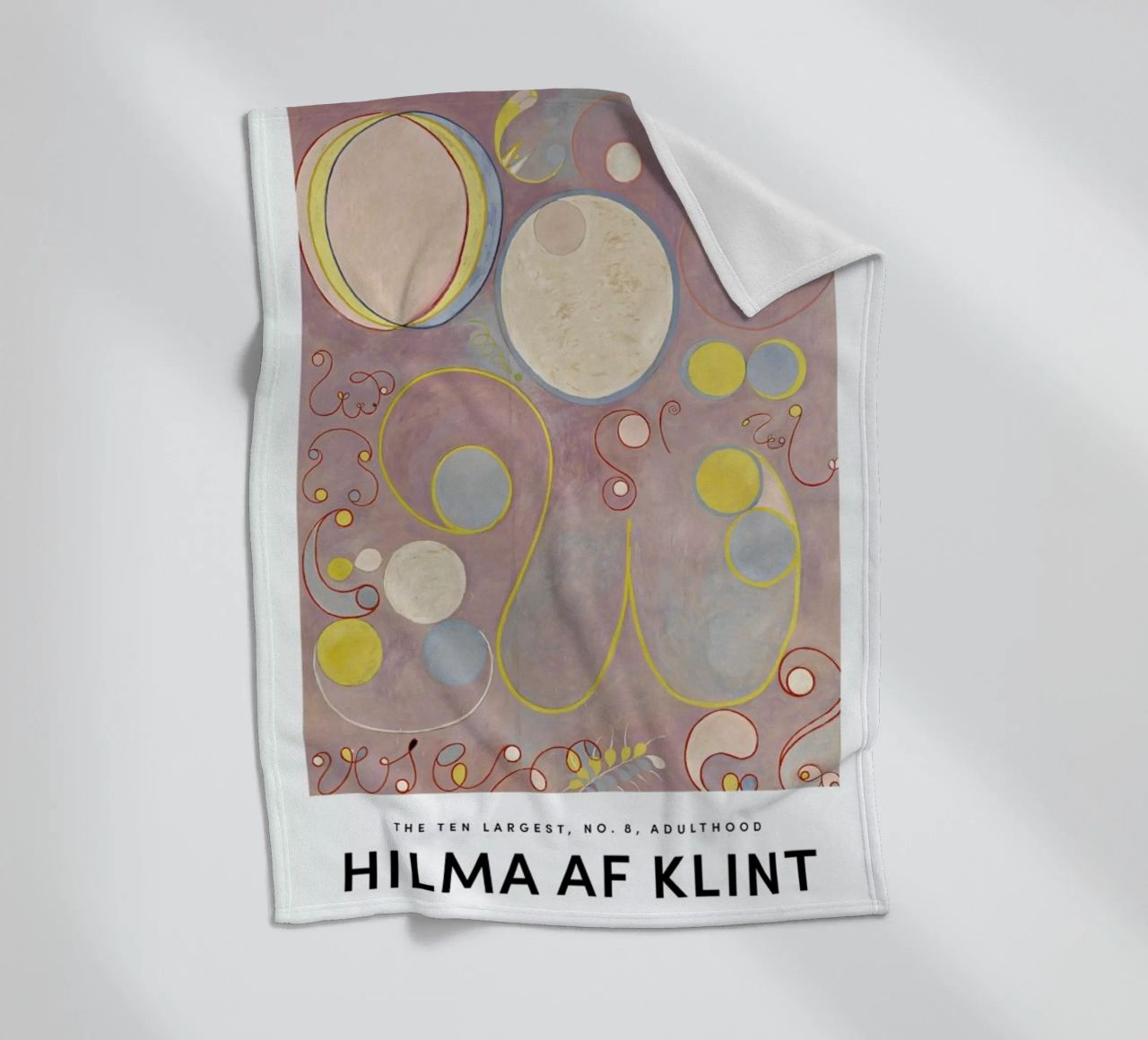 Hilma af Klint - The Ten Largest, No. 8 II coperta in pile da Vintage by JUNIQE