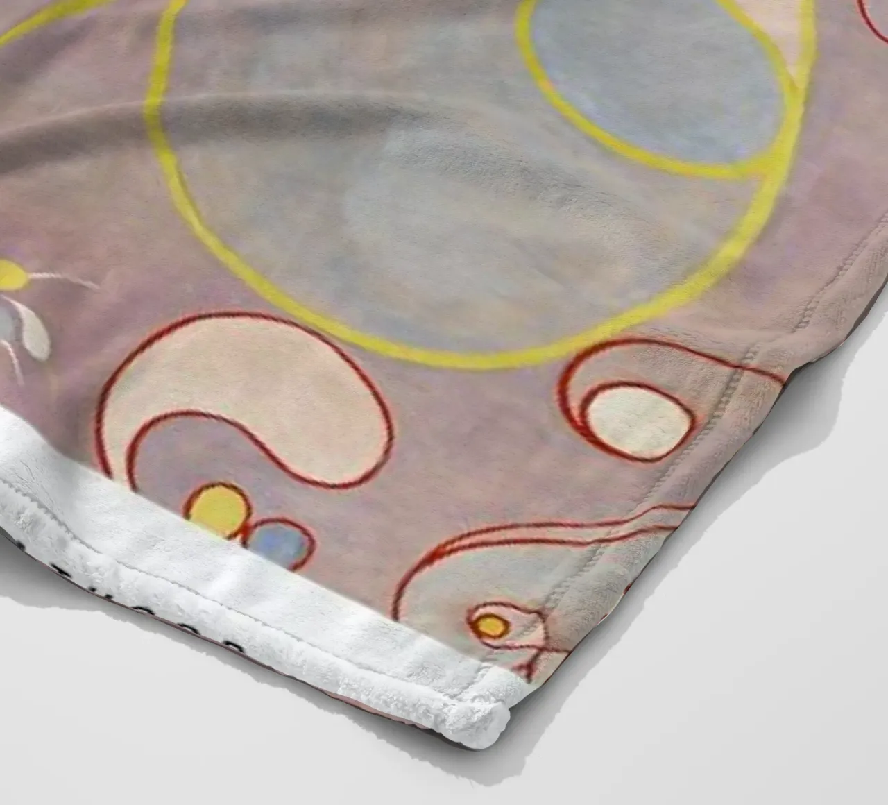 Hilma af Klint - The Ten Largest, No. 8 II manta de franela de Vintage by JUNIQE
