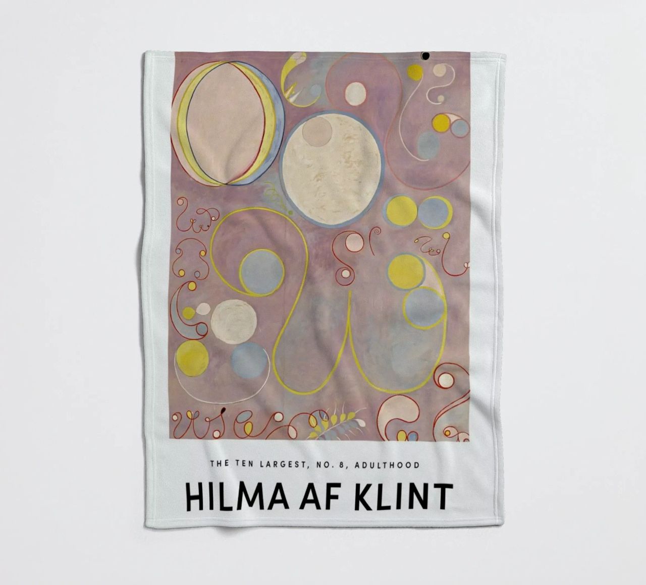 Hilma af Klint - The Ten Largest, No. 8 II coperta in pile da Vintage by JUNIQE