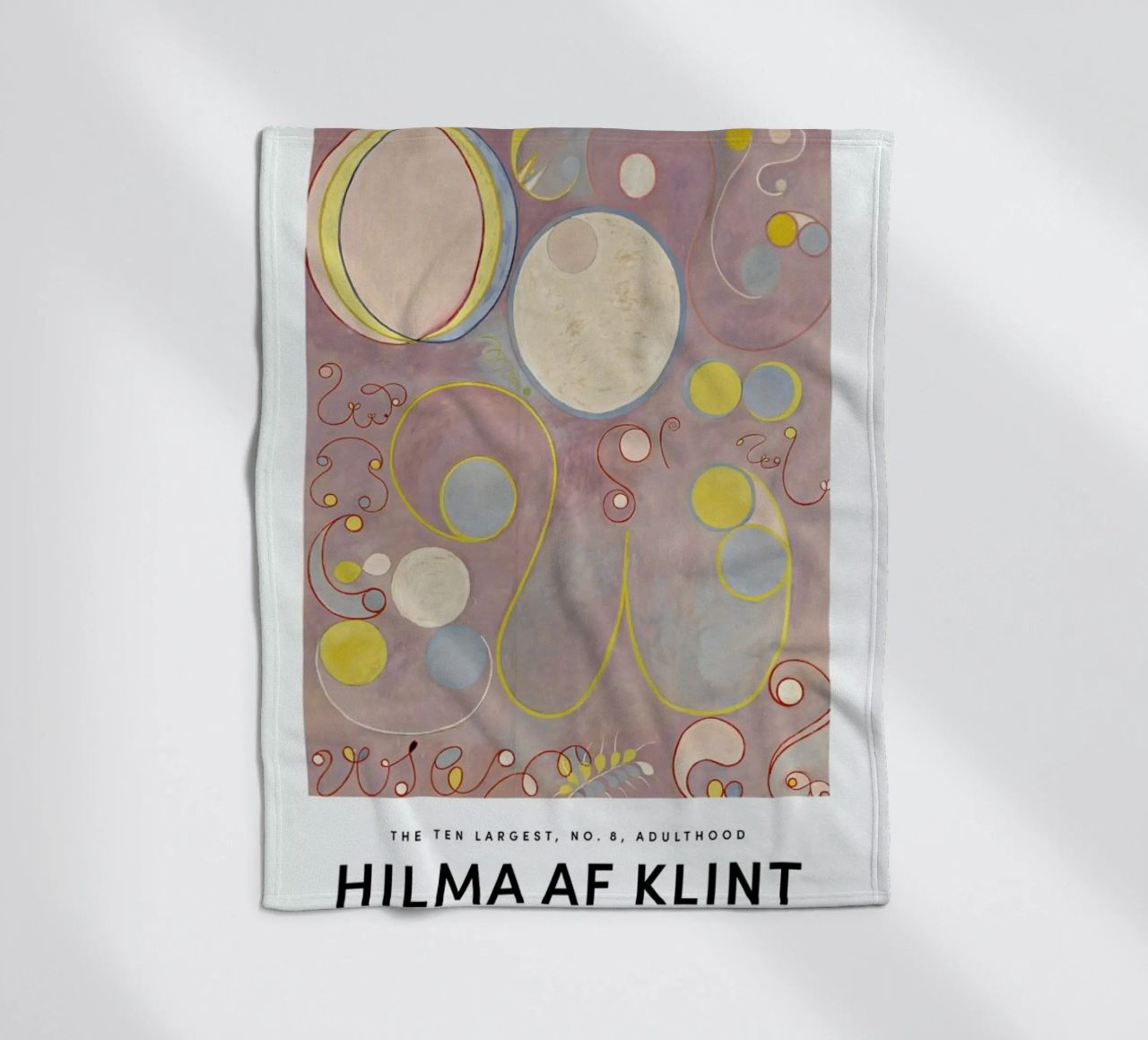 Hilma af Klint - The Ten Largest, No. 8 II coperta in pile da Vintage by JUNIQE