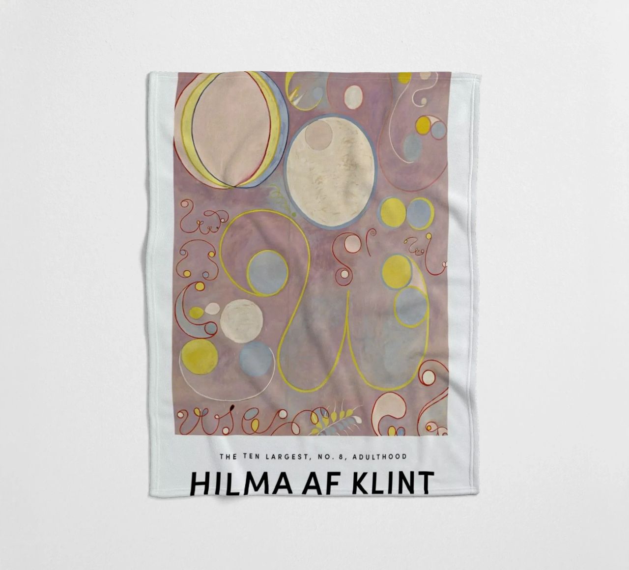 Hilma af Klint - The Ten Largest, No. 8 II coperta in pile da Vintage by JUNIQE