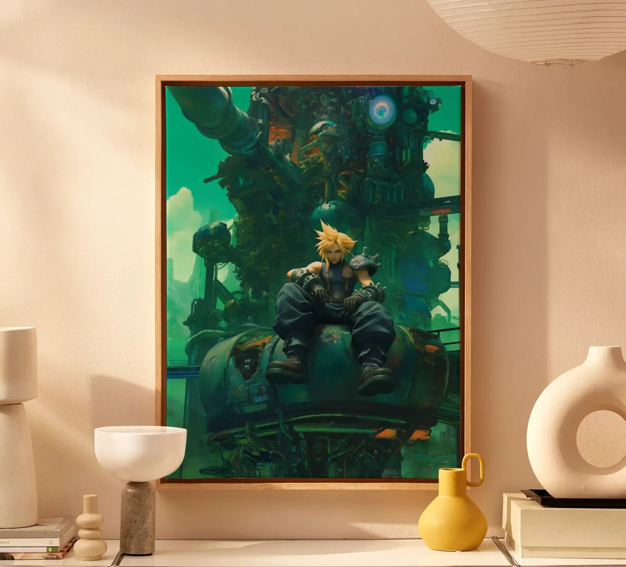 Final Fantasy canvas with Floater frame by Fleur de Lys