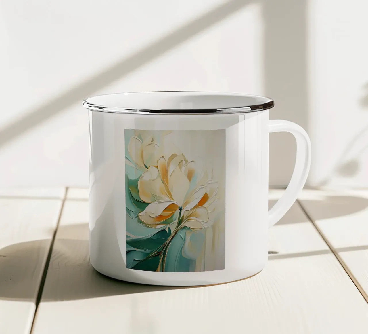 Arte da parete di Imagine tazza in smalto da Imagine