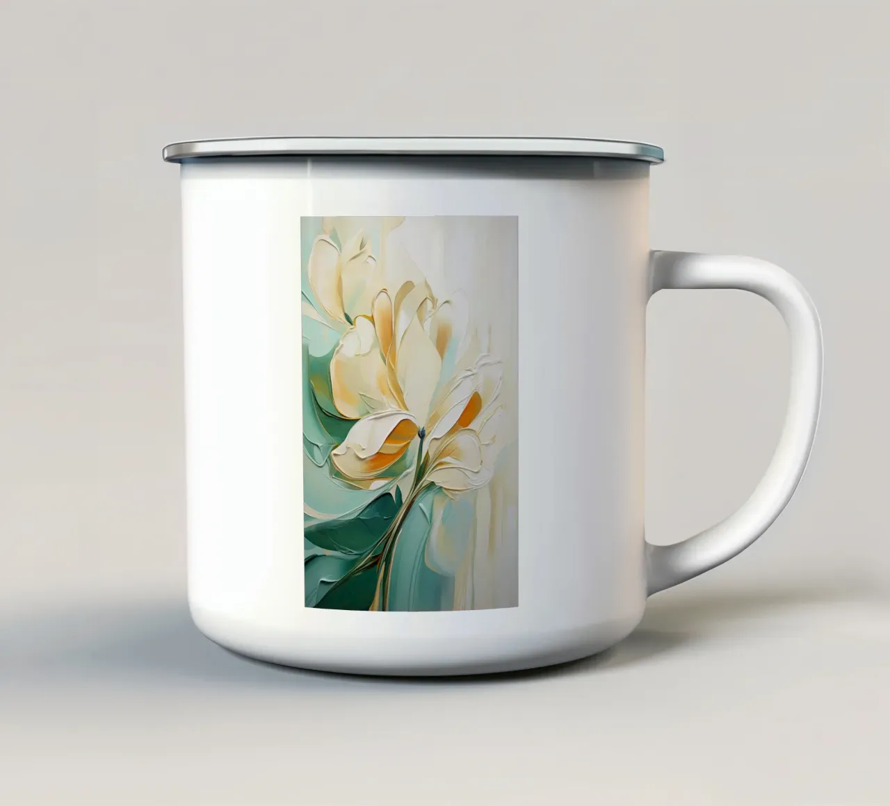 Arte da parete di Imagine tazza in smalto da Imagine