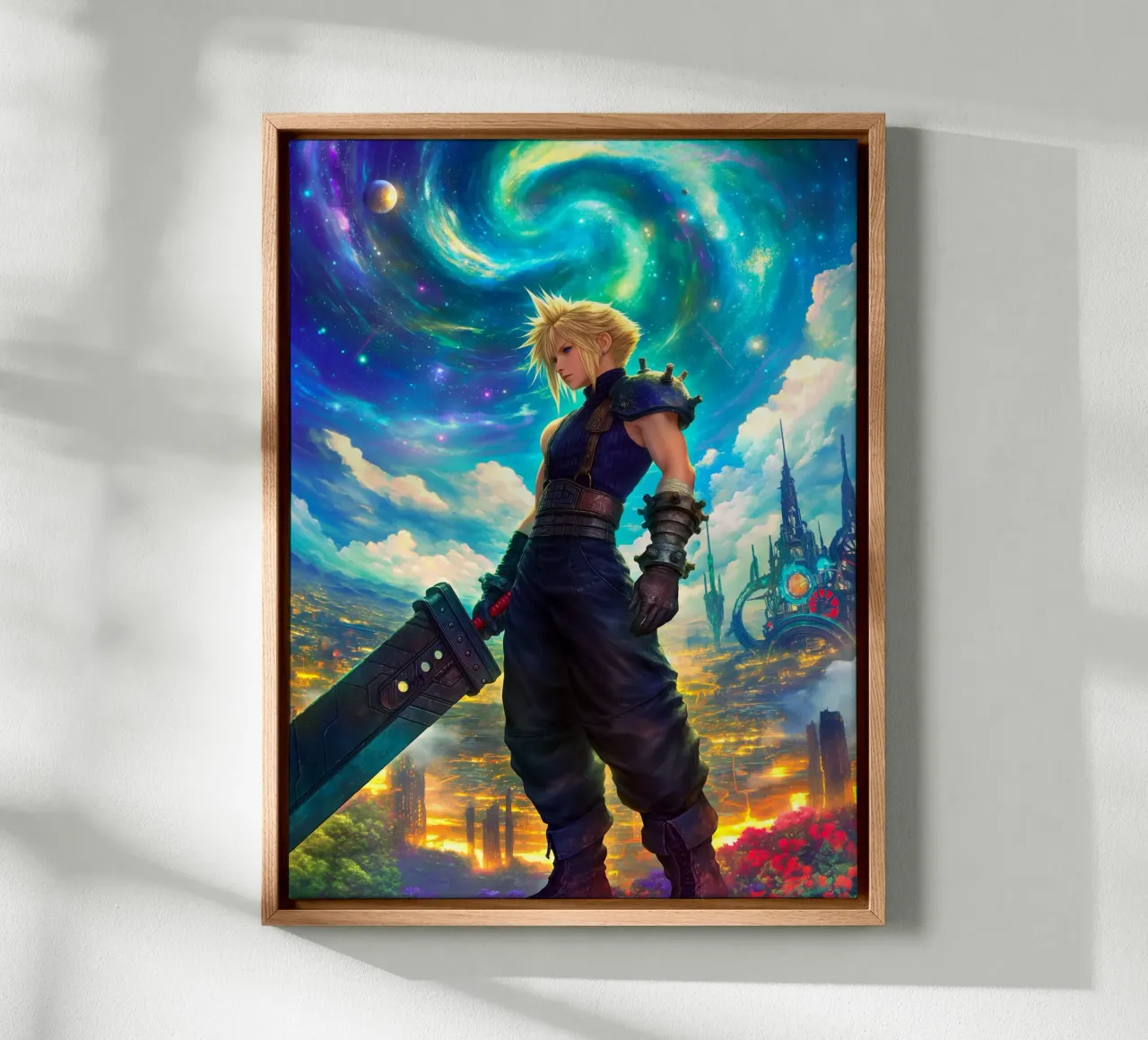 Final Fantasy canvas with Floater frame by Fleur de Lys