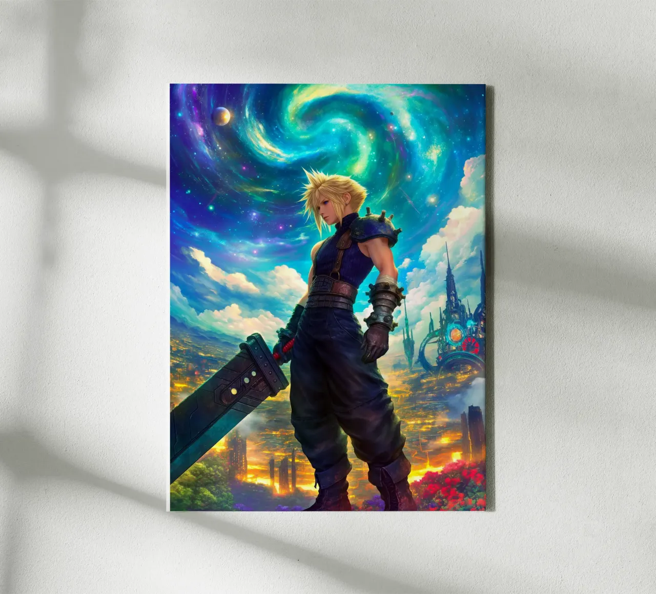 Final Fantasy canvas with Floater frame by Fleur de Lys