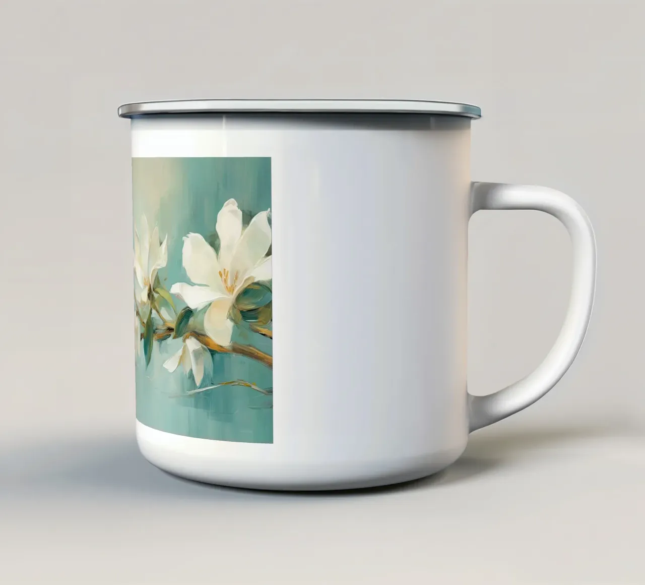 Arte da parete di Imagine tazza in smalto da Imagine