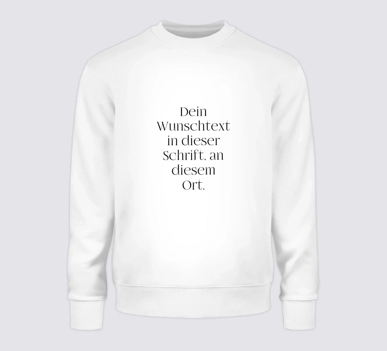 Wunschtext in schwarz weiß felpa da WORTSPIEL